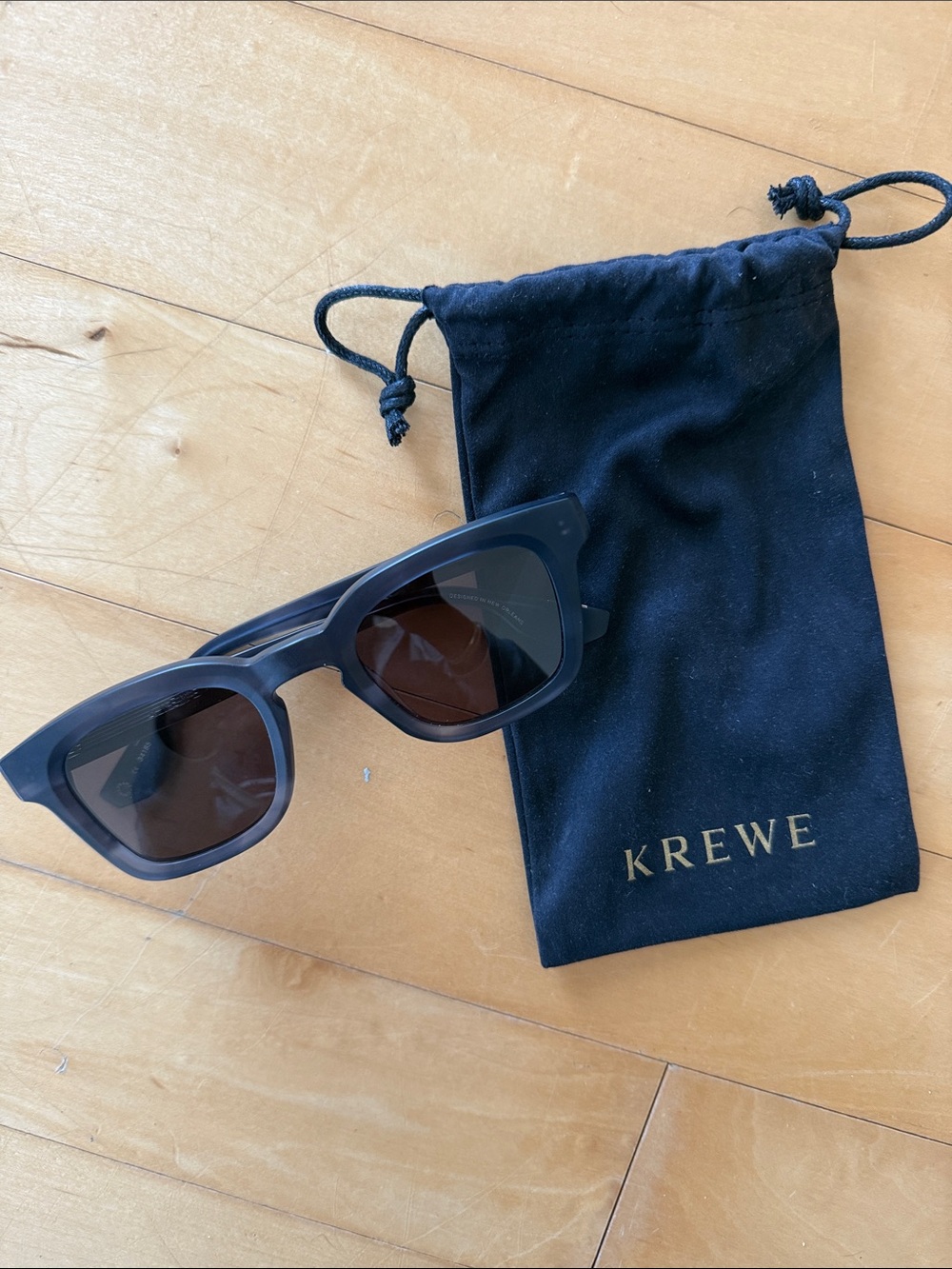 KREWE Matte Harrison Sunglasses